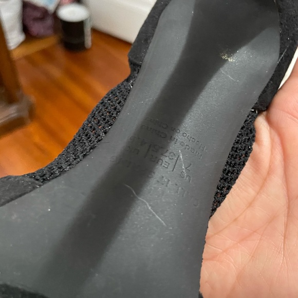 Black netted heels - Picture 7 of 7